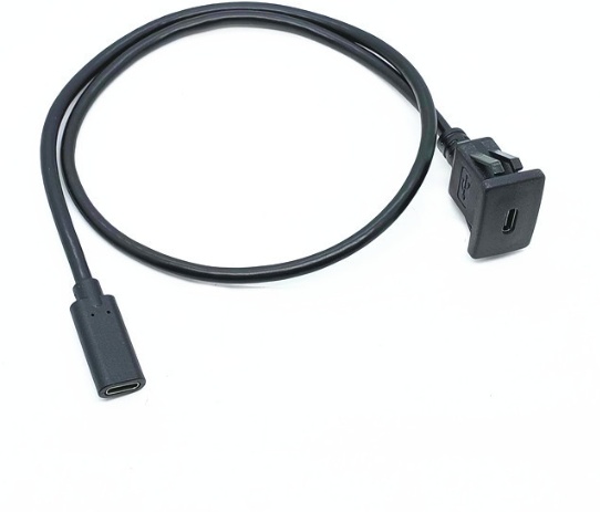 USB C Square Flush Mount Cable