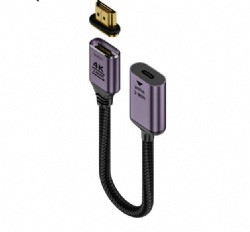 USB C female to Magnetic HDMI A male 4K60HZ CABLE Adapter