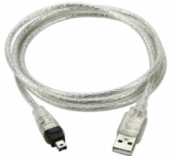 1.5m CABLETOLINK for Sony DCR-TRV75E DV Camera IEEE 1394 4Pin to USB Adapter Cable Male to Male Converter Wire