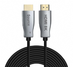 8K Fiber Optic HDMI Cable Long 50FT/15M CL2 in Wall - 48Gbps HDMI 2.1,Ultra High Speed HDMI Cord