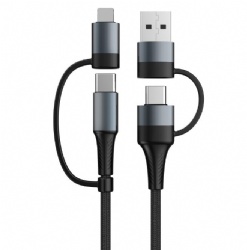 4 in 1 multi usb power charge cable 4ft CABLETOLINK