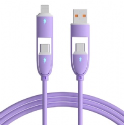 4-in-1 USB-C Cable,USB C Cable,100W Travel USB-C Charger Cable