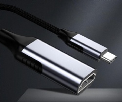 4k 20cm USB C male to HDMI A female cable