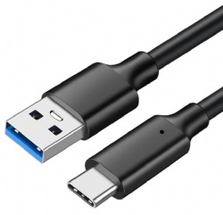 USB3.2 Type A to Type C Cable, USB3.2 Gen2 10Gbps USB-C Data Cable, 60W PD Fast Charging, Android Auto Cable, Compatible with Galaxy S23 S22 S21 Note 20, Pixel, iPad Pro, SSD (4.9FT)