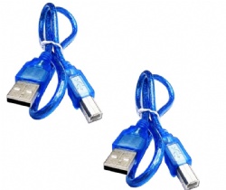 blue color USB Printer A male to B male cable for Arduino Uno Mega