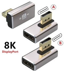 Right Angle DP Male to Female Vertical Connector Converter DP L Shape Extender