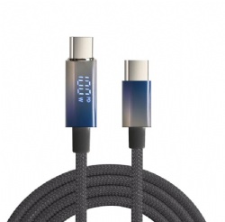 USB C to USB C Charging Cable with Smart Display