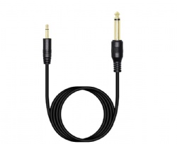 Gold Plated 3.5mm Mono Male to 6.35mm Mono Male Audio Cable for Amplifier, Speaker,Guitar(2m/6.56ft)