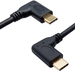 double USB Type C male to USB Type C power charge cable