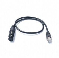 XLR 3 Pin Male to RJ45 Male Connector Extension Cable XLR Audio Cable for amplifiers,Mixers, KTV Equipment,Lighting and Sound