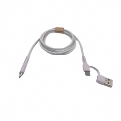 2 in 1 USB A/USB C male to USB C power charge cable