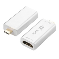 usb c male to HDMI A female audio/video adapter