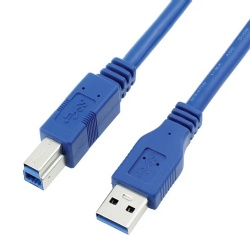 USB 3.0 A male to USB 3.0 B male printer cable