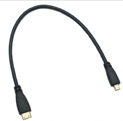 Micro HDMI Type D Male to Mini HDMI Type C Male Connector Adapter Cable Cord