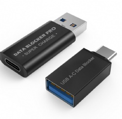 USB c Data Blocker，Protect Against Juice Jacking.USB Data Blocker Only for Charge, Support up to 100W PD Charging .Refuse Hacking Provide Safe Charging.