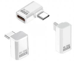Usb C 90 Degree Adapter [80Gbps Data Transfer,8K@240Hz Video, 240W Charging