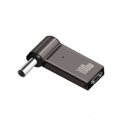90 degree DC4530 Male to USB C female 100W Power charge adapter