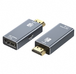 4K 60HZ HDMI A male to Displayport with 5V Power charge adapter