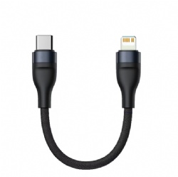 PD 27W USB C male to iphone male power charge data transfer cable 25
