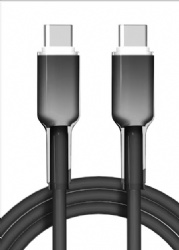 120W Silicon soft USB C male to USB C male power charge data transfer cable