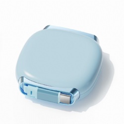 retractable USB C male to USB C male power charge data transfer cable