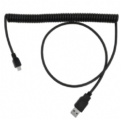 3m spring mini usb male to usb male power charge data transfer cable