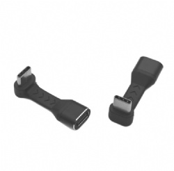 UP Angle USB C male to USB C female PD 240W Soft adapter