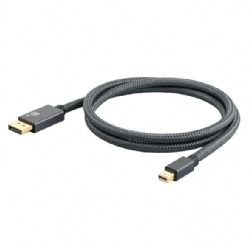 Mini DisplayPort to DisplayPort 1.4 Cable, 8K@60Hz/4K@144Hz High-Speed, Bidirectional Transmission, Braided Nylon, Aluminum Alloy Shell, Gold-Plated Connectors, Mini DP to DP Cable for Laptops, Monitors, Gaming (30AWG Tinned Copper)