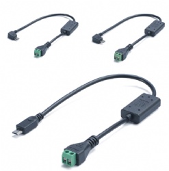 DC Step down to mini 5pin power charge cable
