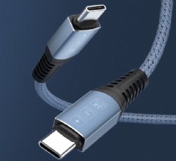 USB4 Cable 40Gbps 240W 8K 60Hz, Full Feature USB C to USB C Cable with Braided Jacket, Tinned Copper Core + Aluminum Foil Shielding, Compatible with Thunderbolt 4/3, for MacBook, iPad, iPhone 15/16 Series, Samsung, Dell XPS, and More