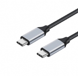 USB C to USB C Cable 3A PD 60W Fast Charging, USB 3.1 Gen1 5Gbps Data Transfer, 4K@60Hz Video Output PVC Type-C Male to Male Cord for MacBook, iPad Pro, Samsung Galaxy, Laptops