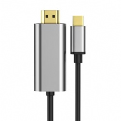  USB C to HDMI Cable 4K@60Hz, Type-C to HDMI Adapter Cable, Thunderbolt 3/4 Compatible, for iPhone 15/16, MacBook Pro/Air, iPad Pro, Samsung Galaxy, Laptop, Phone to TV/Monitor/Projector