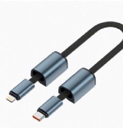 Magnetic USB-C to USB-C Short Cable with Lanyard, 65W PD Fast Charging Braided Type-C Charger Cable, Tangle-Free Portable USB C Cable for iPhone 15/16, MacBook, iPad Pro, Samsung Galaxy, Travel Keychain Design