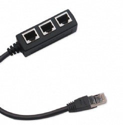 RJ45 1 To 3 Ethernet Splitter Cross-border E-commerce Copy