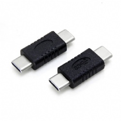 USB 3.1 Gen 2 Type-C Male to Male Adapter 10Gbps High-Speed Transfer Dual-Sided USB-C Converter for Phone Laptop Data Sync & Fast Charging 