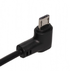 Right Angle USB to MICRO FAST CHARGE Phone/Gaming Charger Cable 22AWG 2m