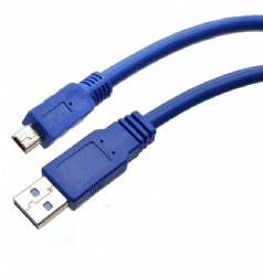 SuperSpeed USB 3.0 to Mini B 10-Pin Cable (0.3M/1FT)