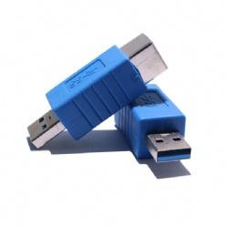 USB 3.0 a Male to B Female Adapter, SuperSpeed 5Gbps Type a to Type B Converter Connector for Printers, Scanners