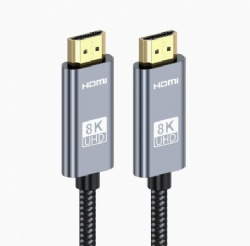 HDMI Cable 2.1 8K, 48Gbps Ultra High Speed HDMI Cord, 8K@60Hz 4K@120Hz Nylon Braided, eARC VRR HDR, for PS5, Xbox Series X, TV, Monitor, Projector, PC, Laptop