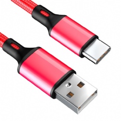 Red color USB 2.0 A male to  USB 2.0 C data power charge cable top quality cabletolink factory